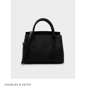 Charles & Keith classic black handbag